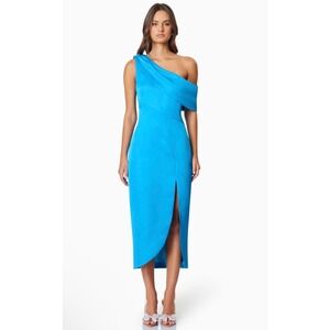 Elliatt‎ Alice Off-Shoulder Cocktail Dress in Aqua  XS  NWT